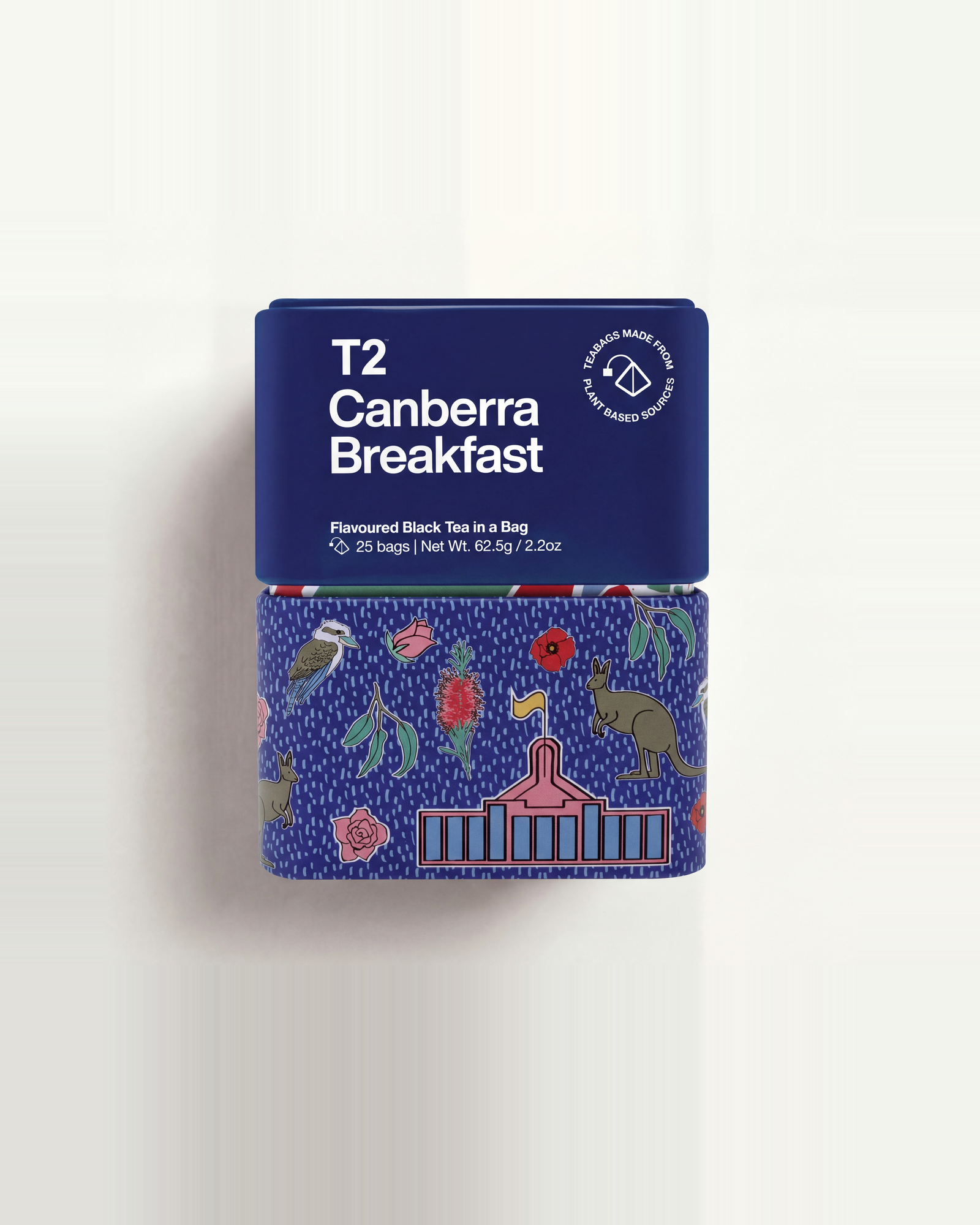 Canberra Breakfast Tea Bag Icon Tin 25 pack – T2 Tea