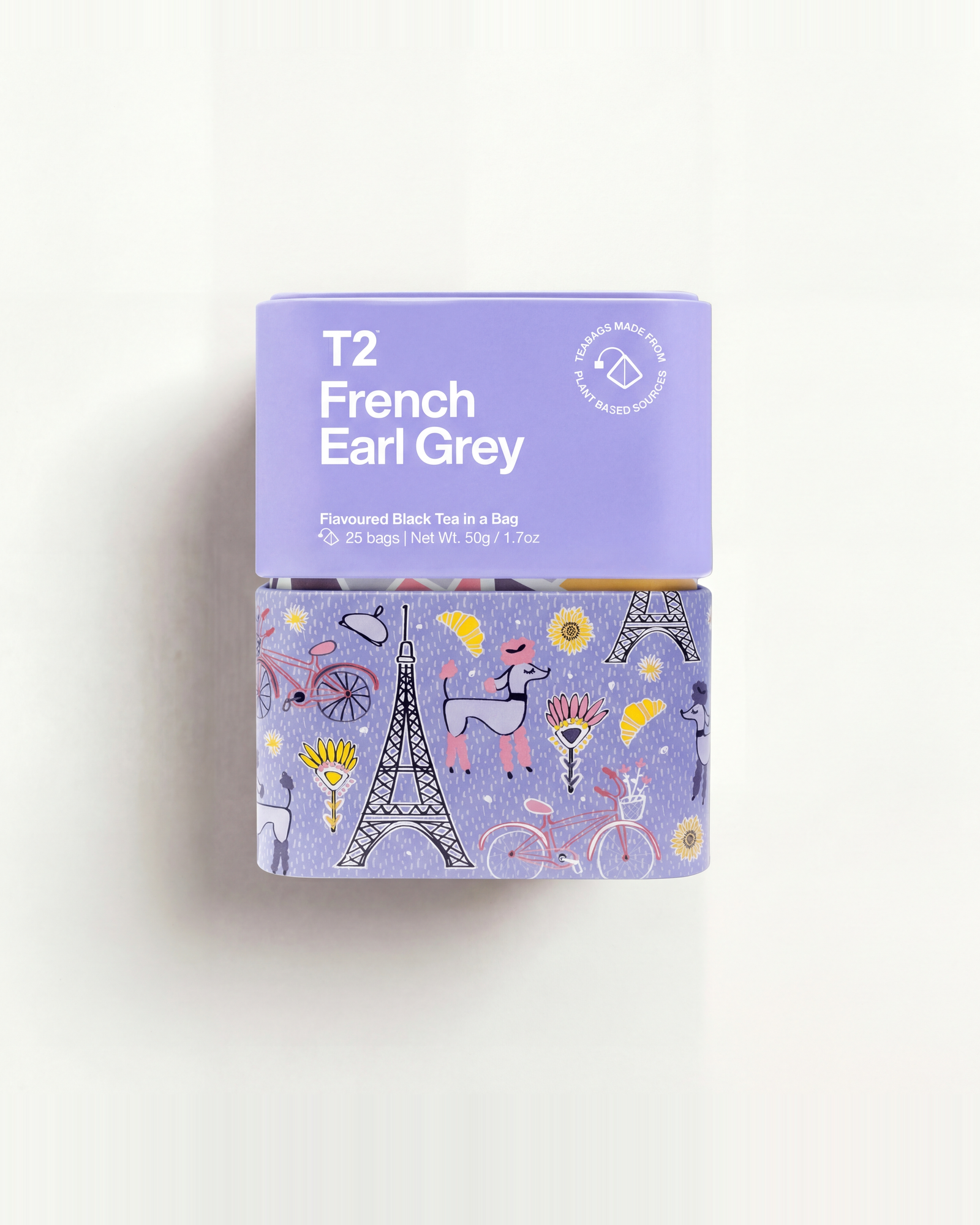 French Earl Grey Tea Bag Icon Tin 25 pack – T2 Tea