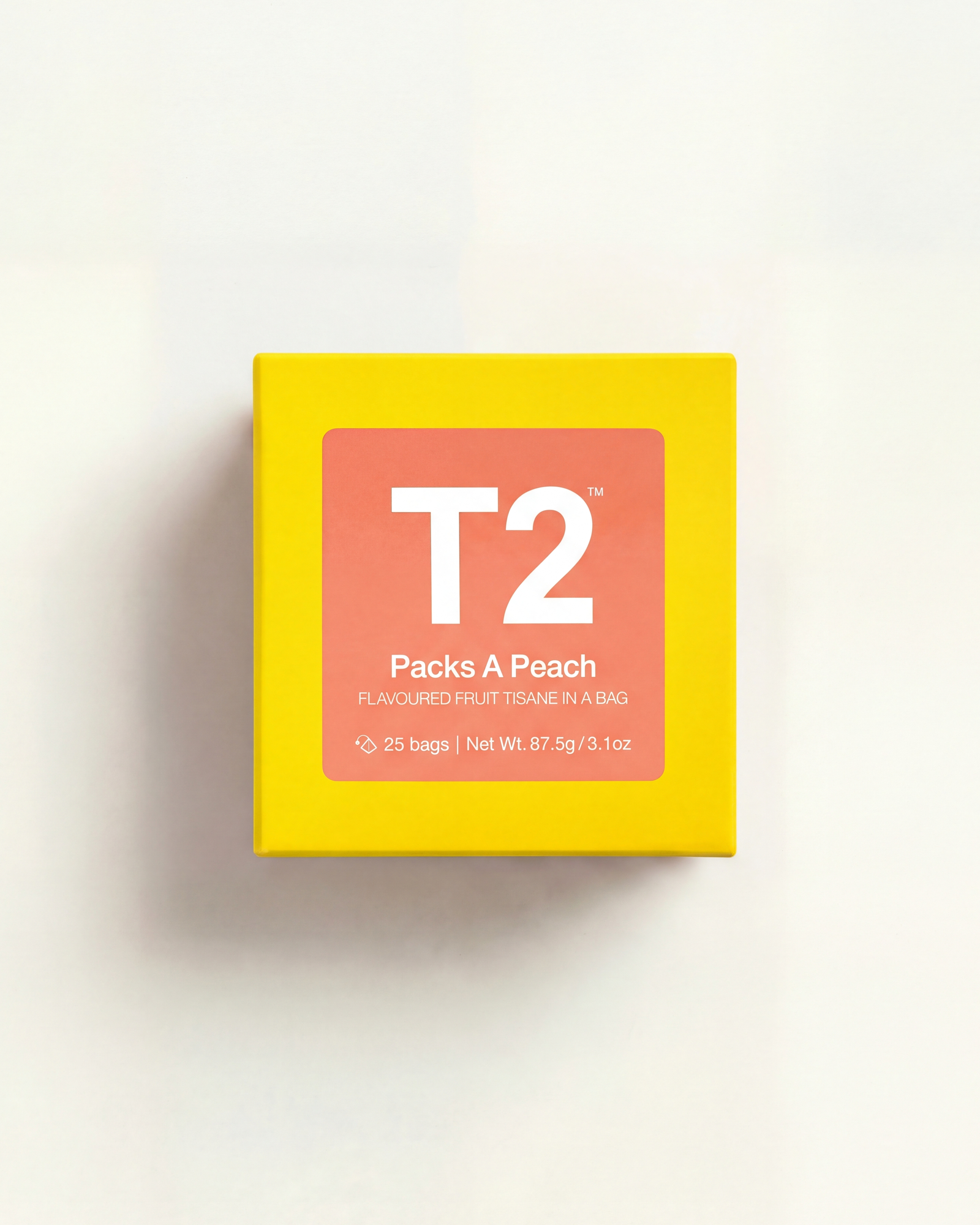 Packs a Peach Tea Bag Cube 25 pack – T2 Tea