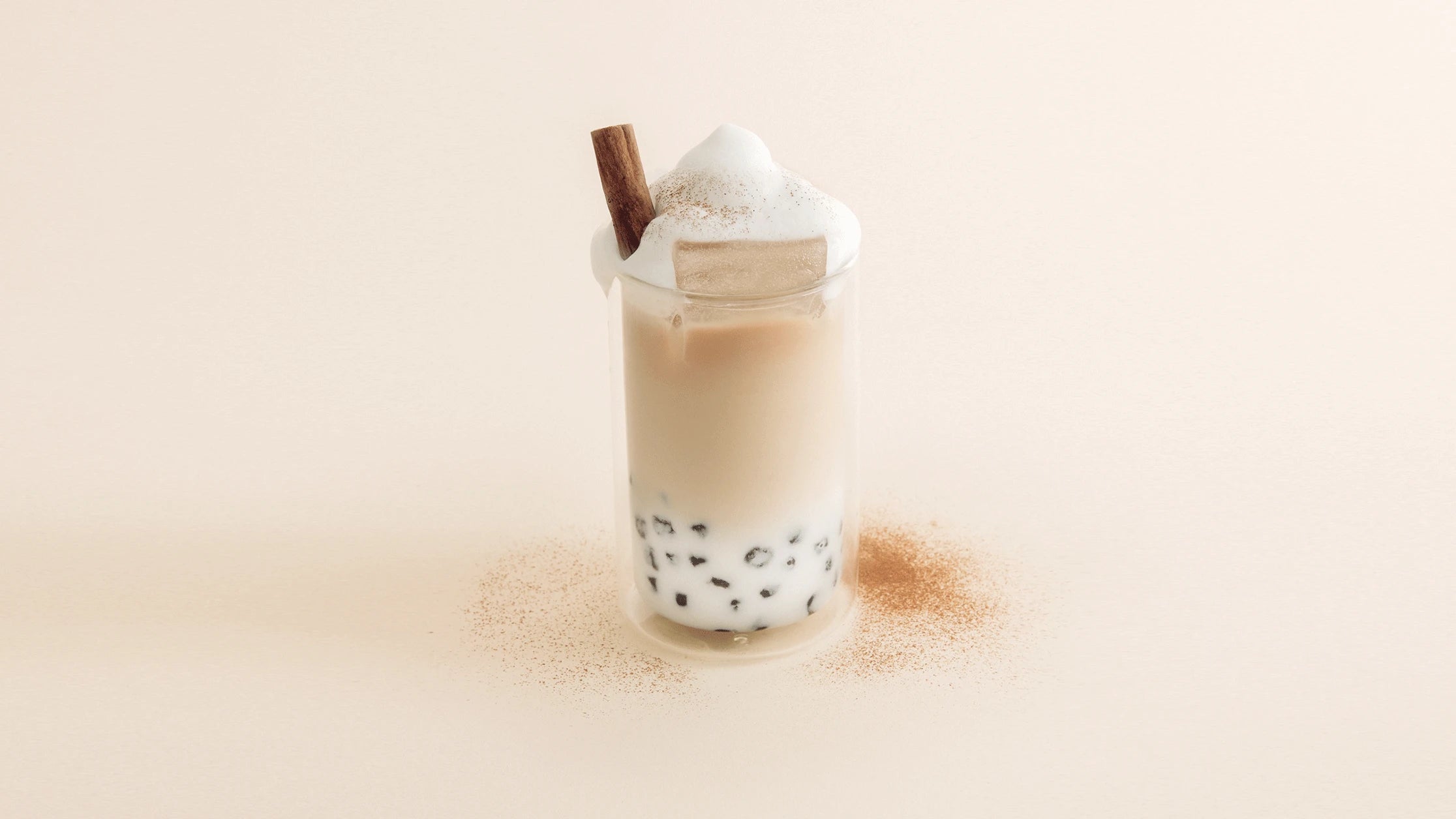 Crème brûlée bubble tea T2 Tea
