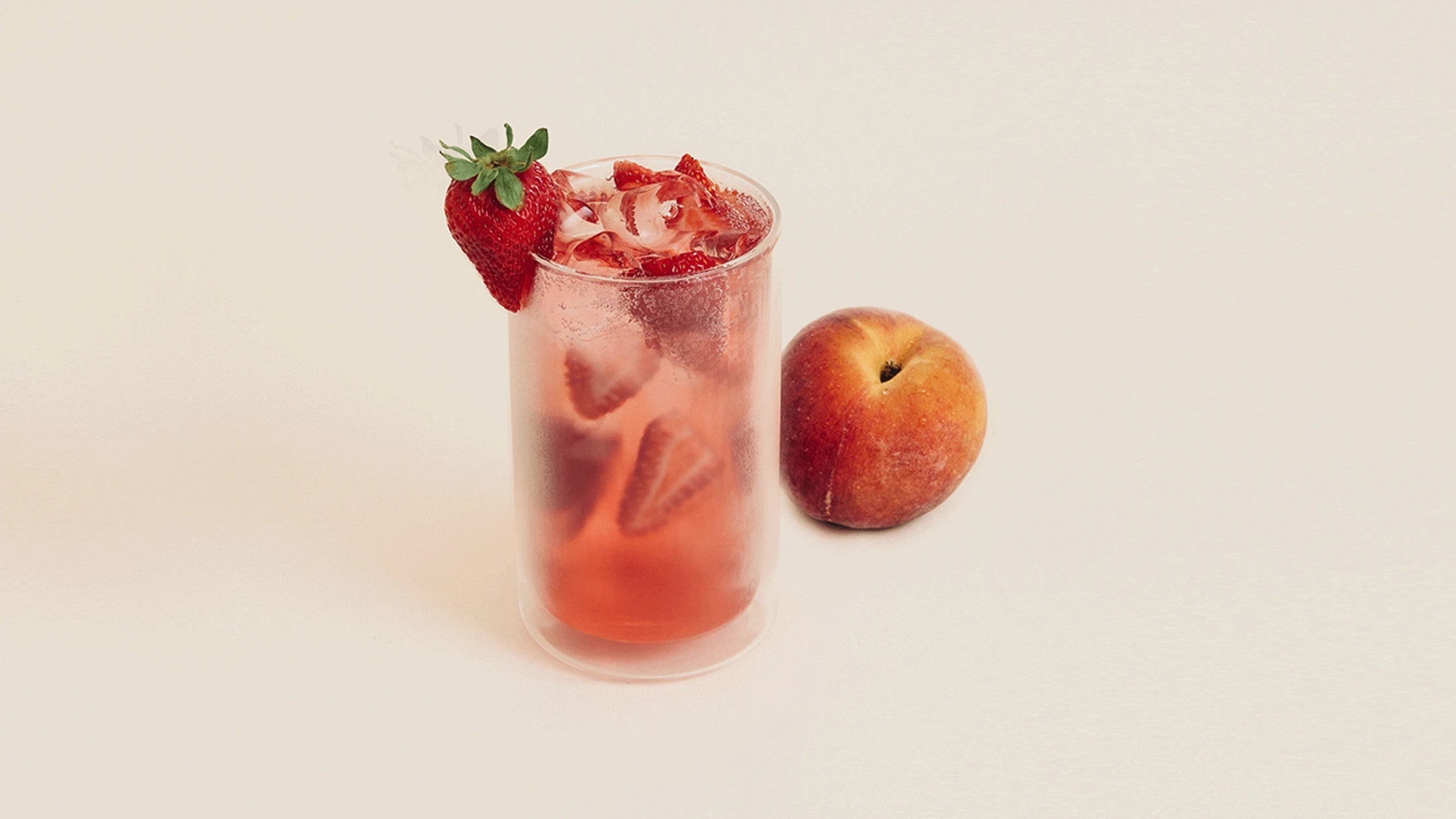Strawberry and peach daiquiri T2 Tea