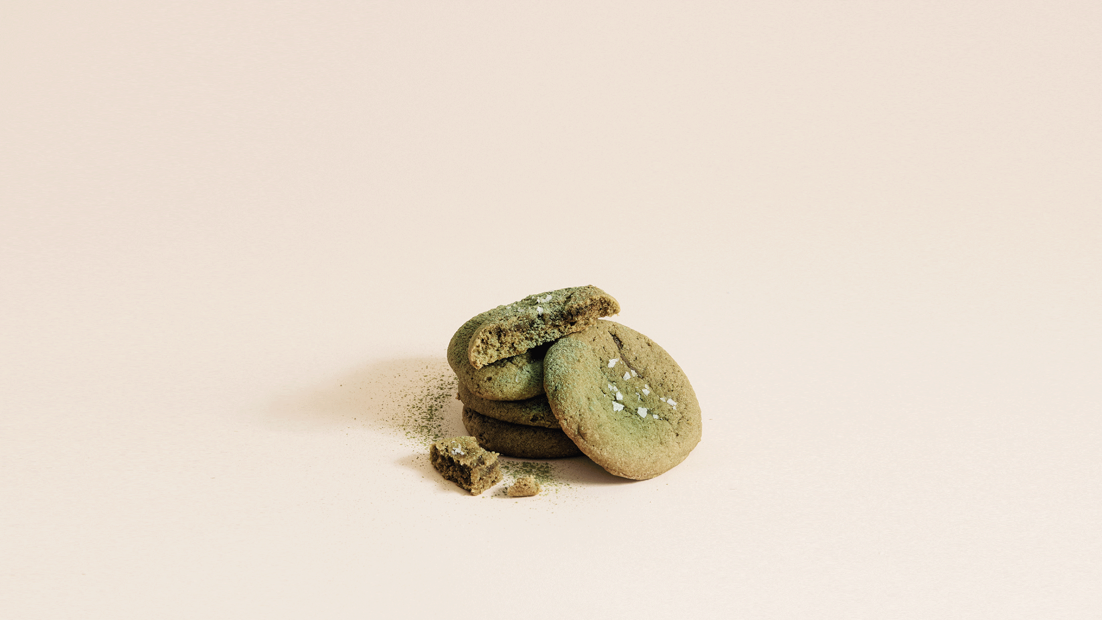 Brown sugar matcha cookies T2 Tea