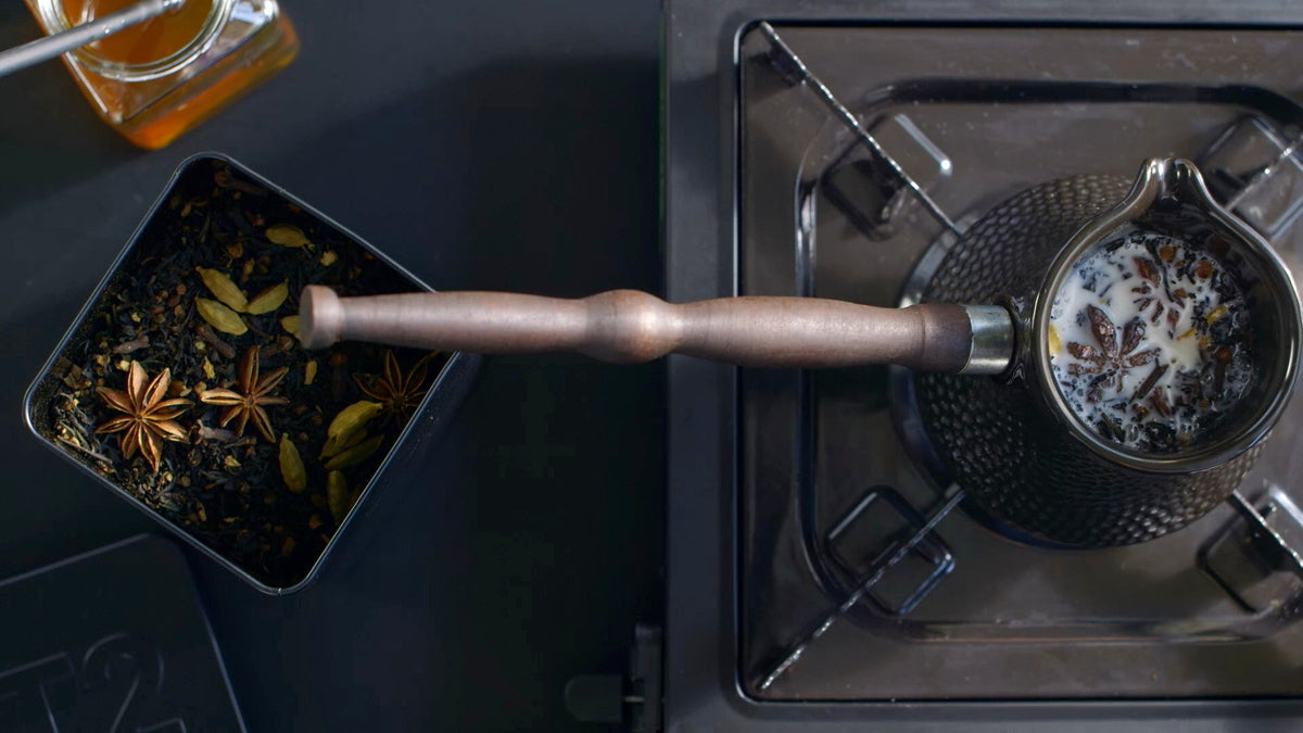 How to make masala chai on the stovetop