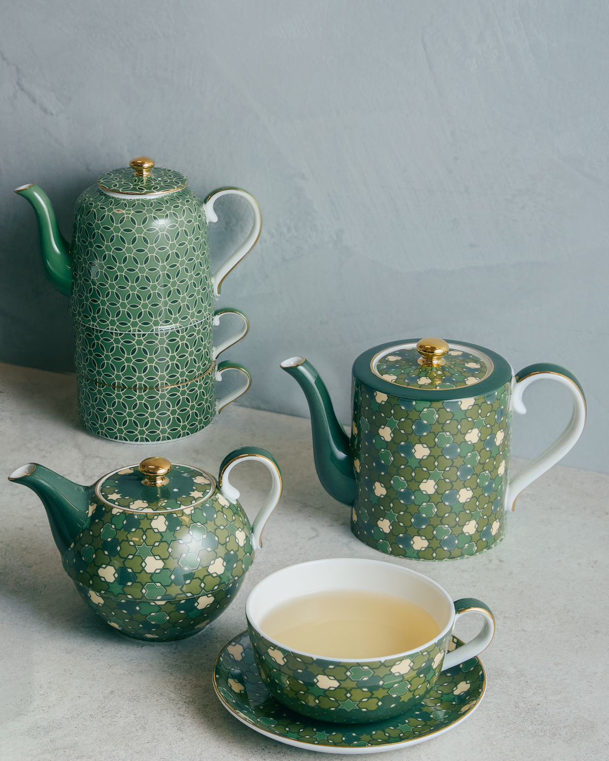 Nomad Nights Olive Cup & Saucer