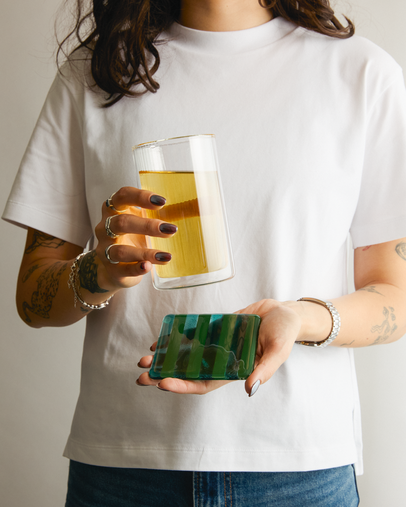 Mimi Coaster Green