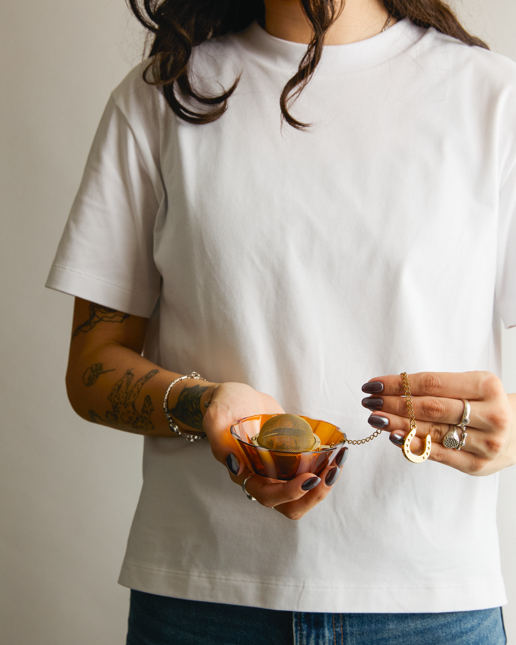 Mimi Teabag Holder Amber