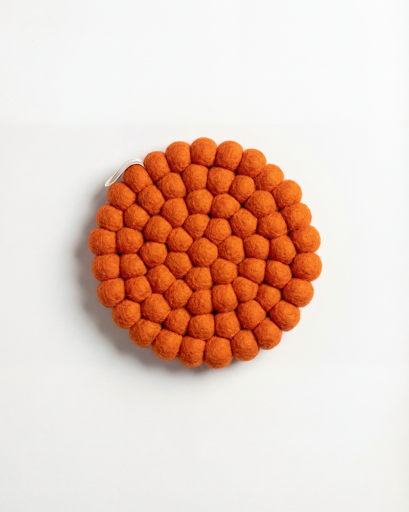 Aveva Coral Wool Round Trivet