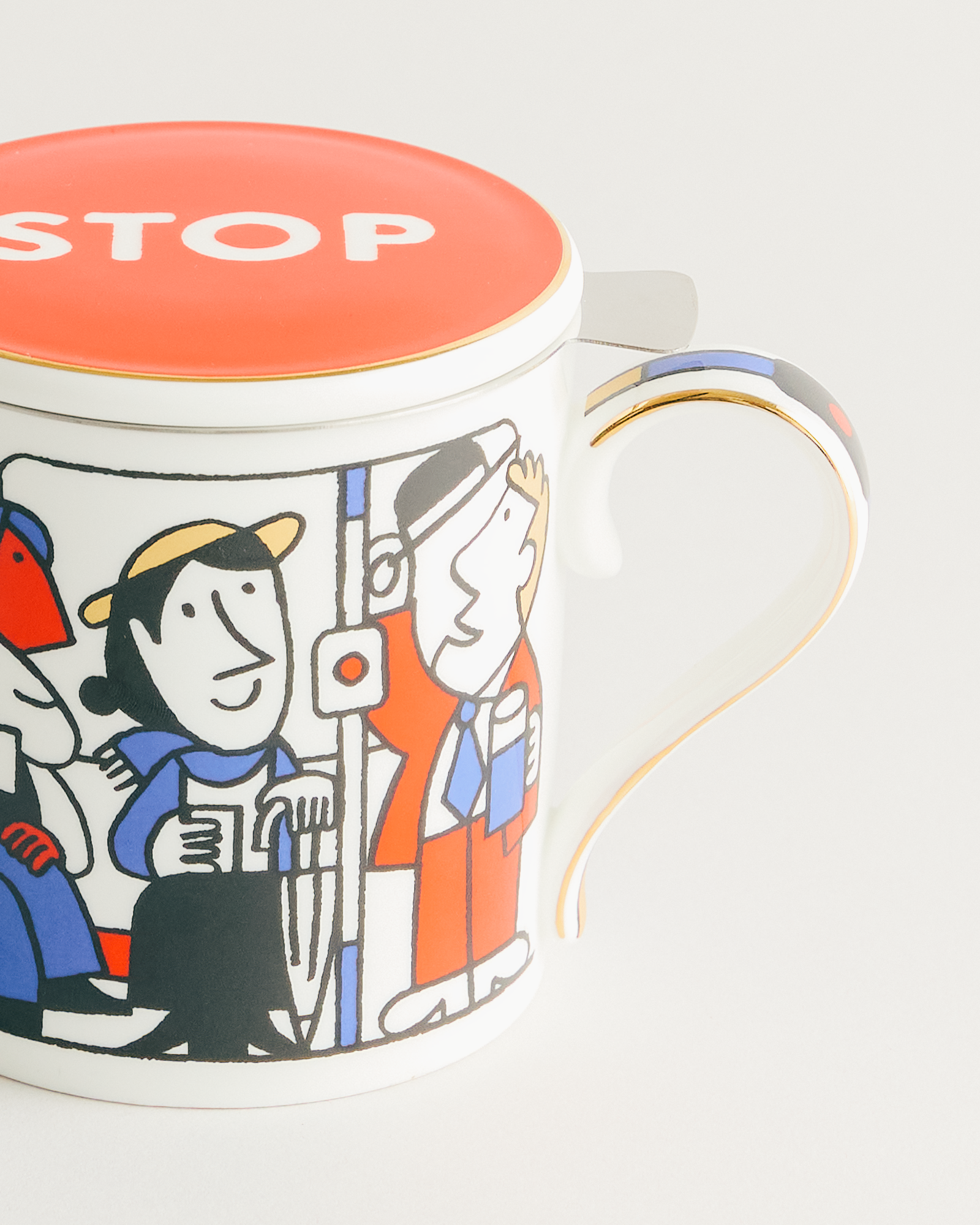 English Breakfast x Jay Cover Mug with Infuser