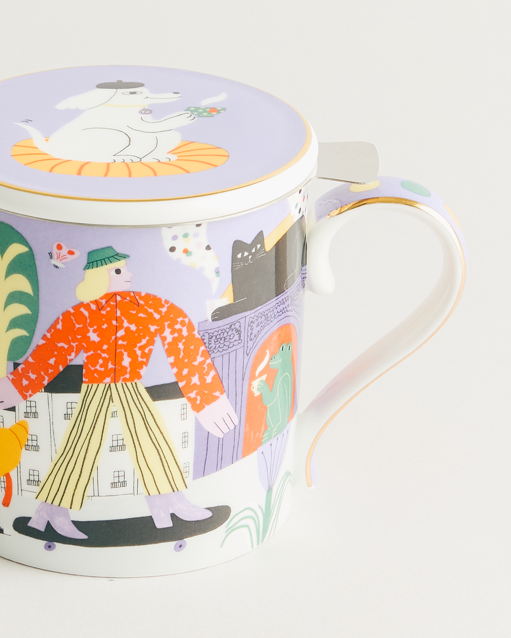 French Earl Grey Breakfast x Dans Les Dents Mug with Infuser