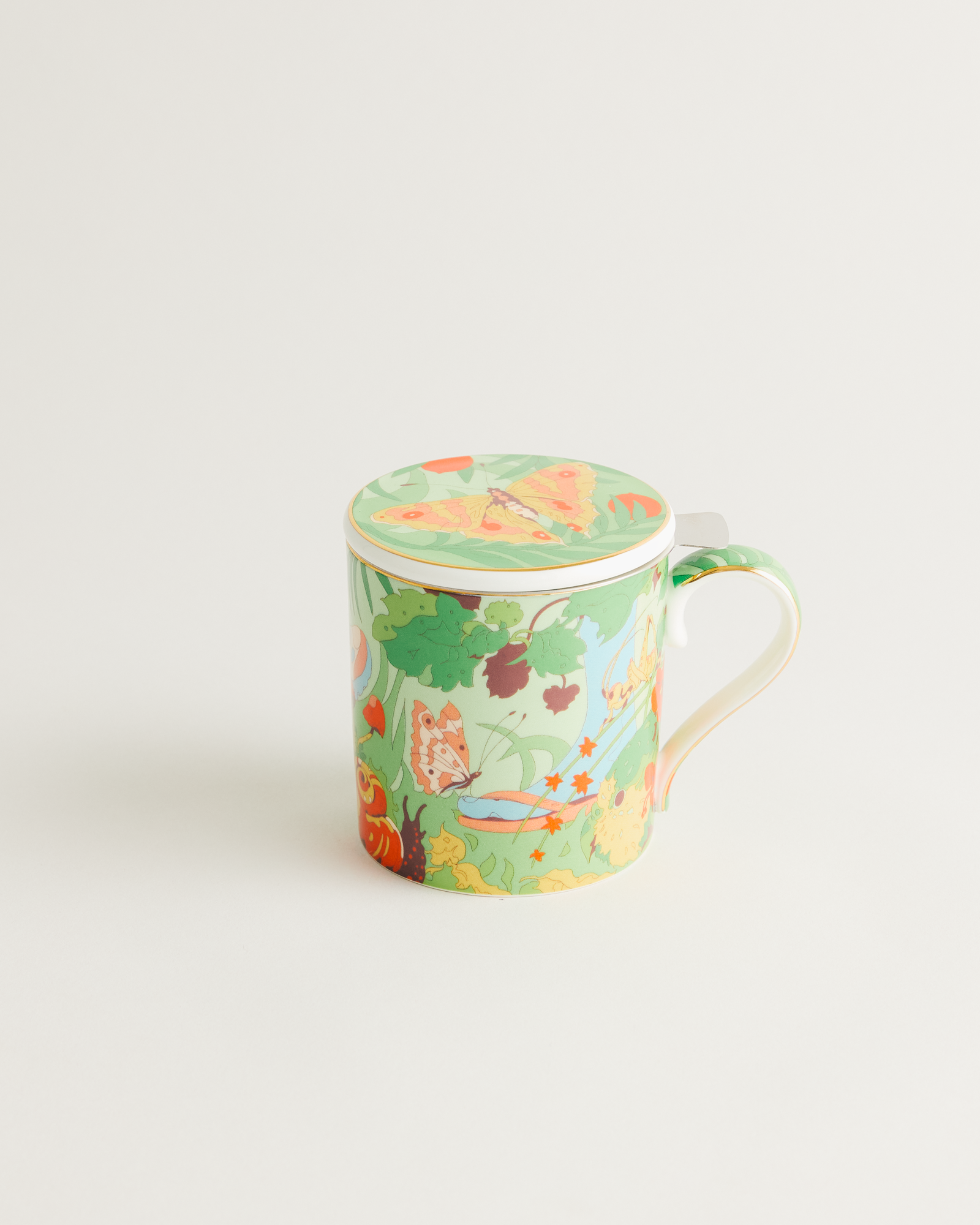 New Zealand Breakfast X Rebecca Ter Borg Mug with Infuser