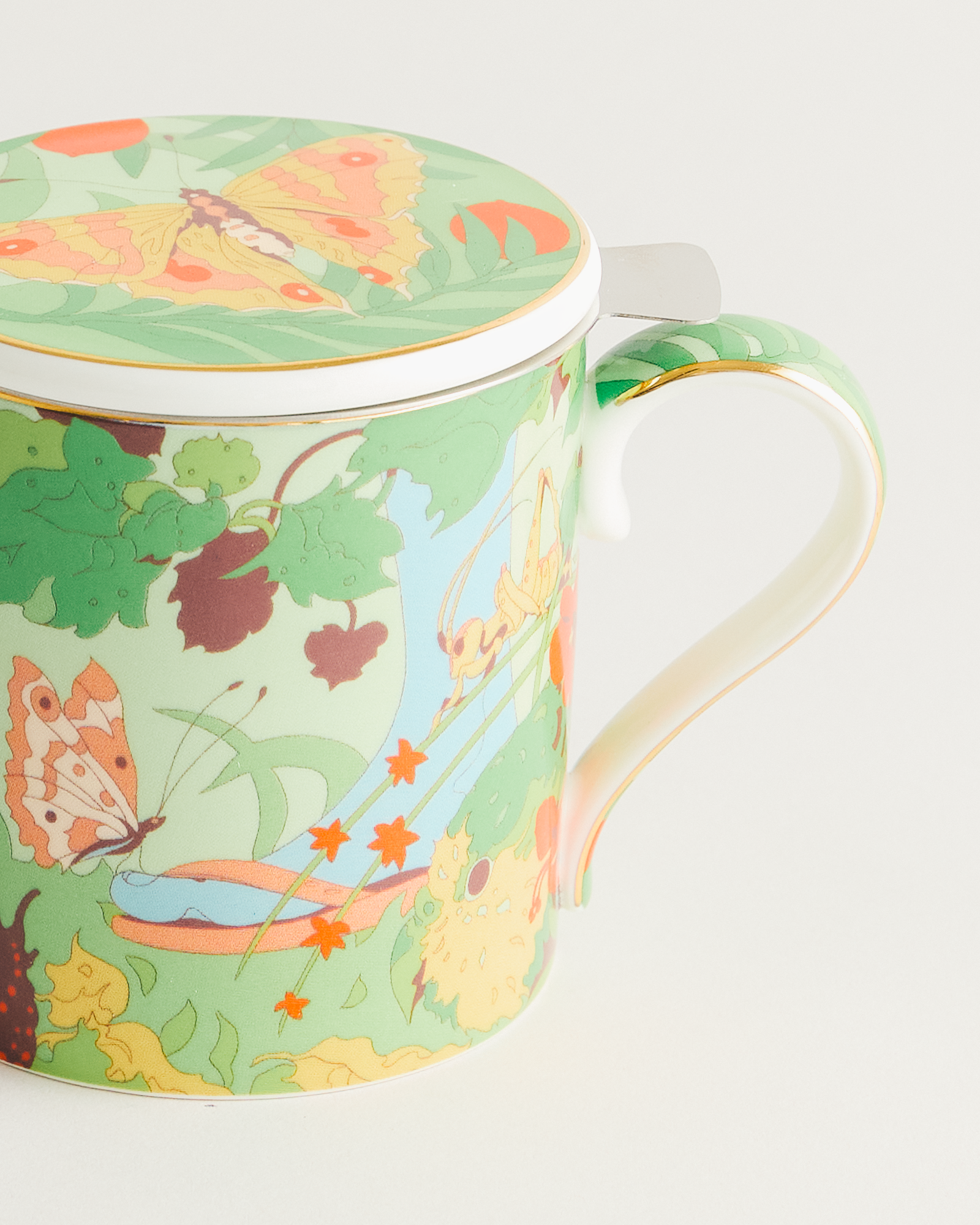 New Zealand Breakfast X Rebecca Ter Borg Mug with Infuser