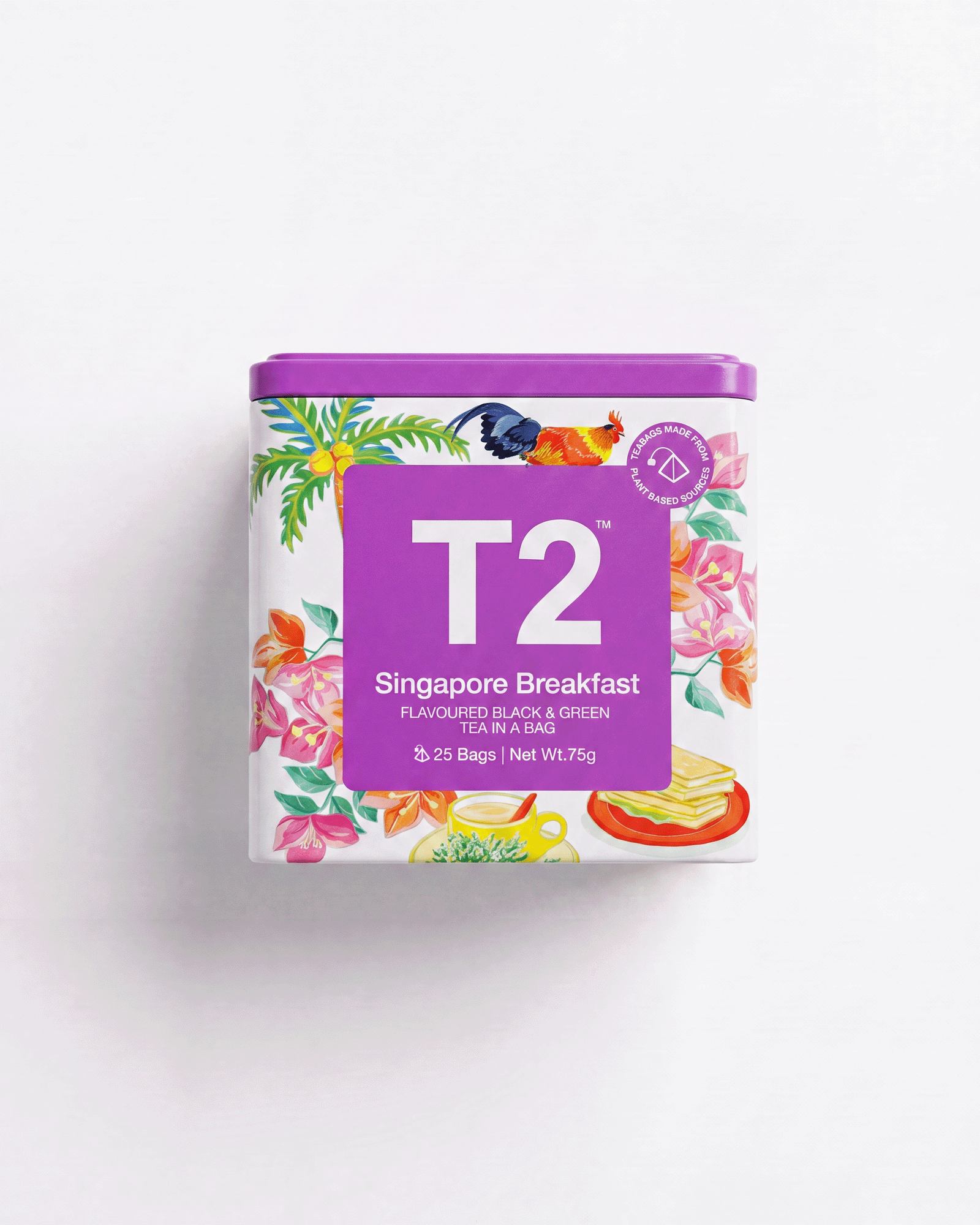 Singapore Breakfast x Messymsxi Tea Bag Tin 25 pack