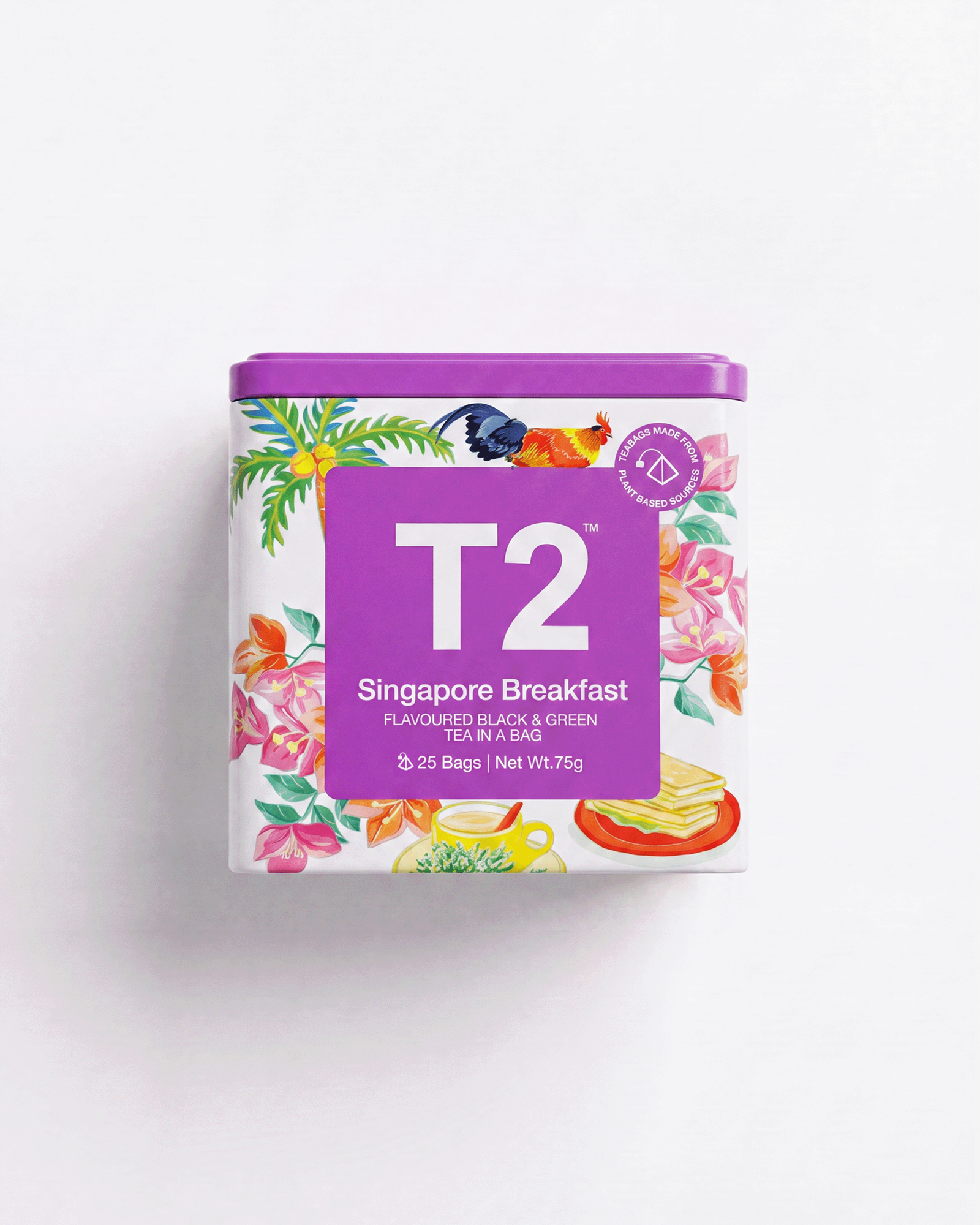 Singapore Breakfast x Messymsxi Tea Bag Tin 25 pack
