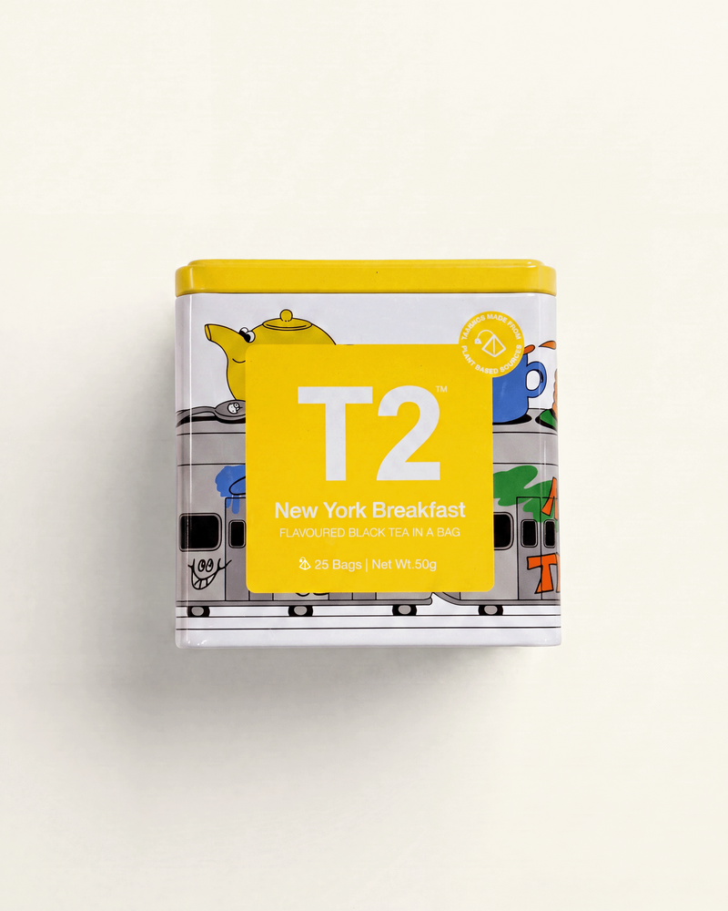 New York Breakfast x Lauren Martin Tea Bag Tin 25 pack