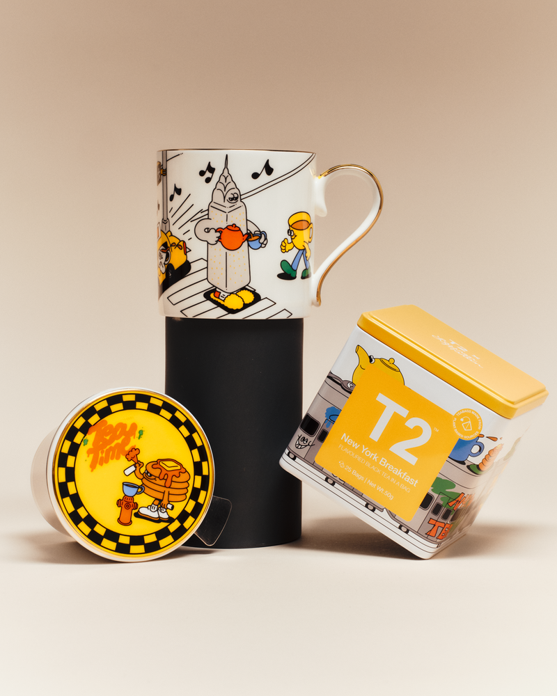 New York Breakfast x Lauren Martin Tea Bag Tin 25 pack