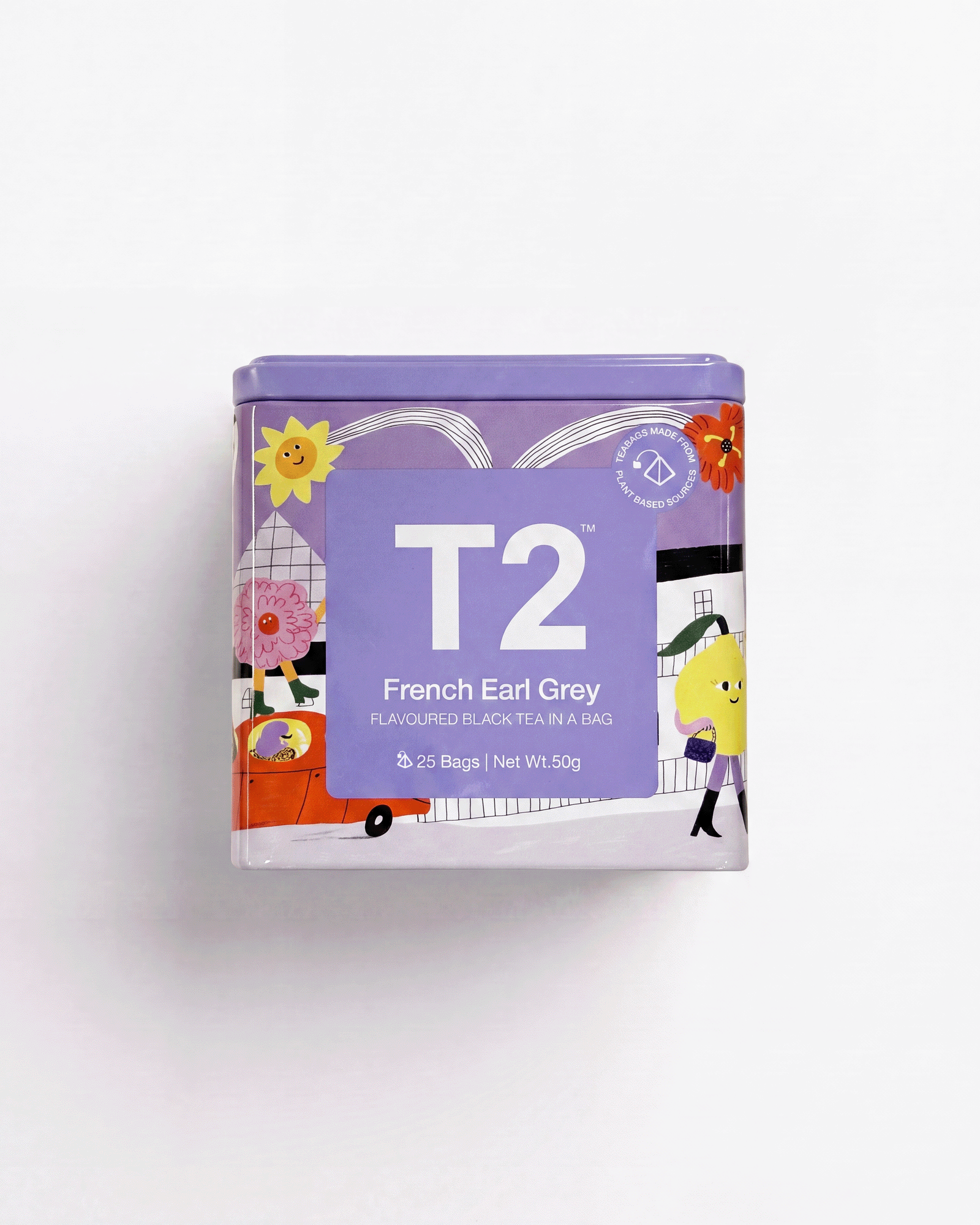 French Earl Grey x Dans Les Dents Tea Bag Tin 25 pack
