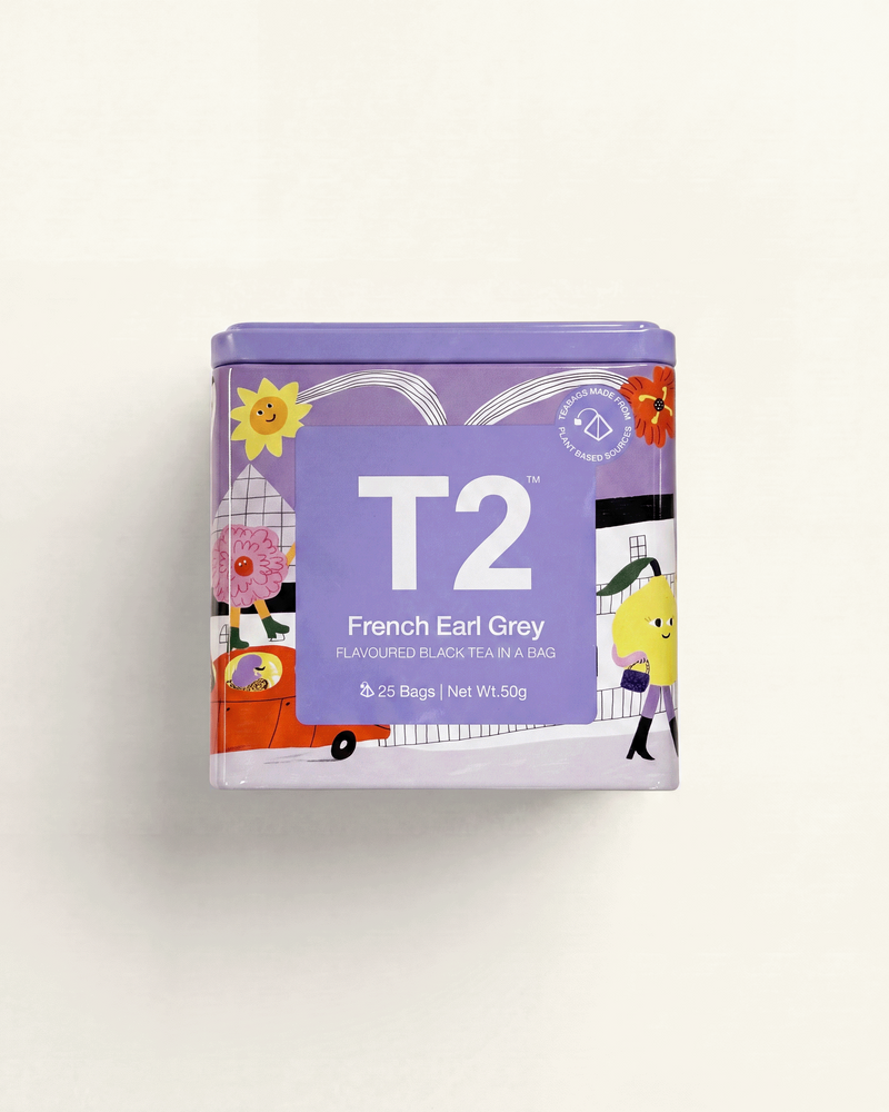 French Earl Grey x Dans Les Dents Tea Bag Tin 25 pack