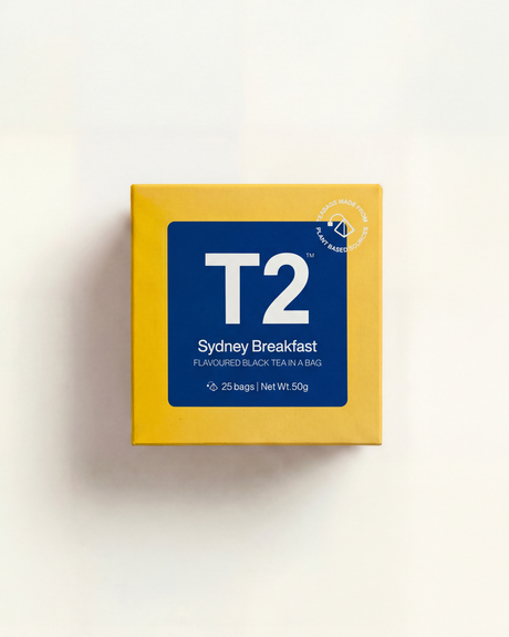 Sydney Breakfast Tea Bag Cube 25 pack | T2 Tea AU