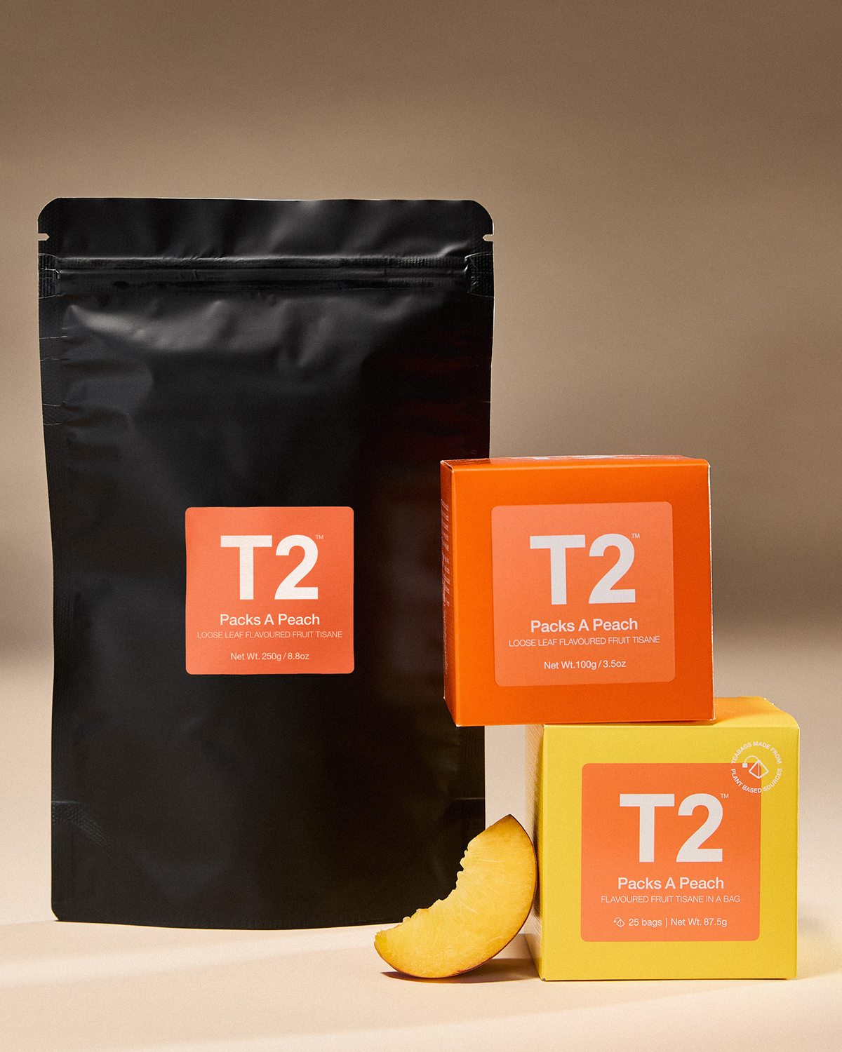 Packs a Peach Tea Bag Cube 25 pack – T2 Tea
