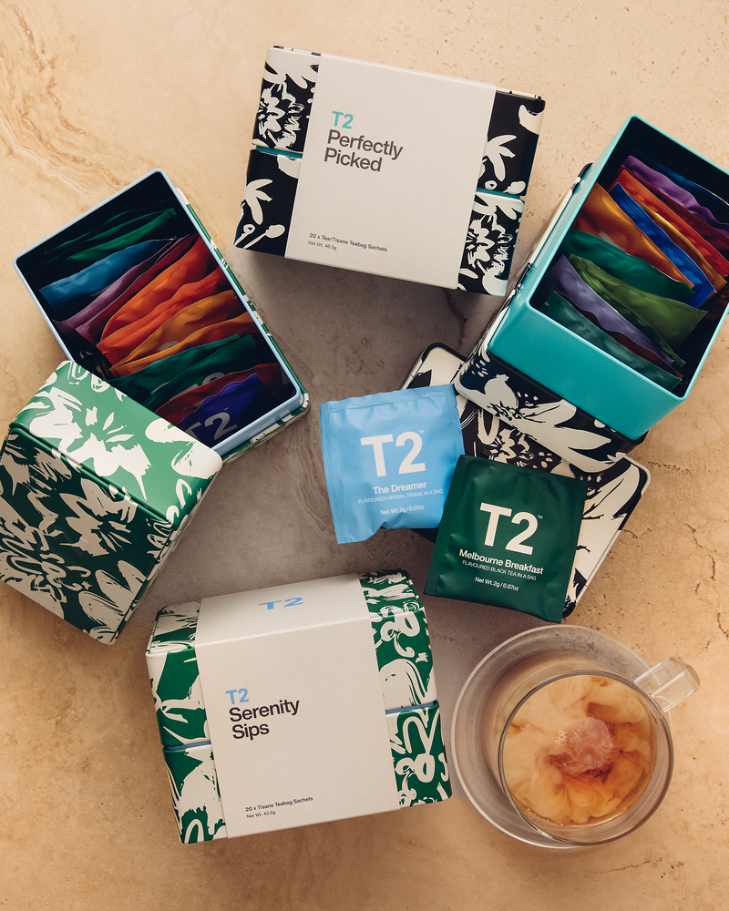 Serenity Sips Tea Bag Tin 20 pack