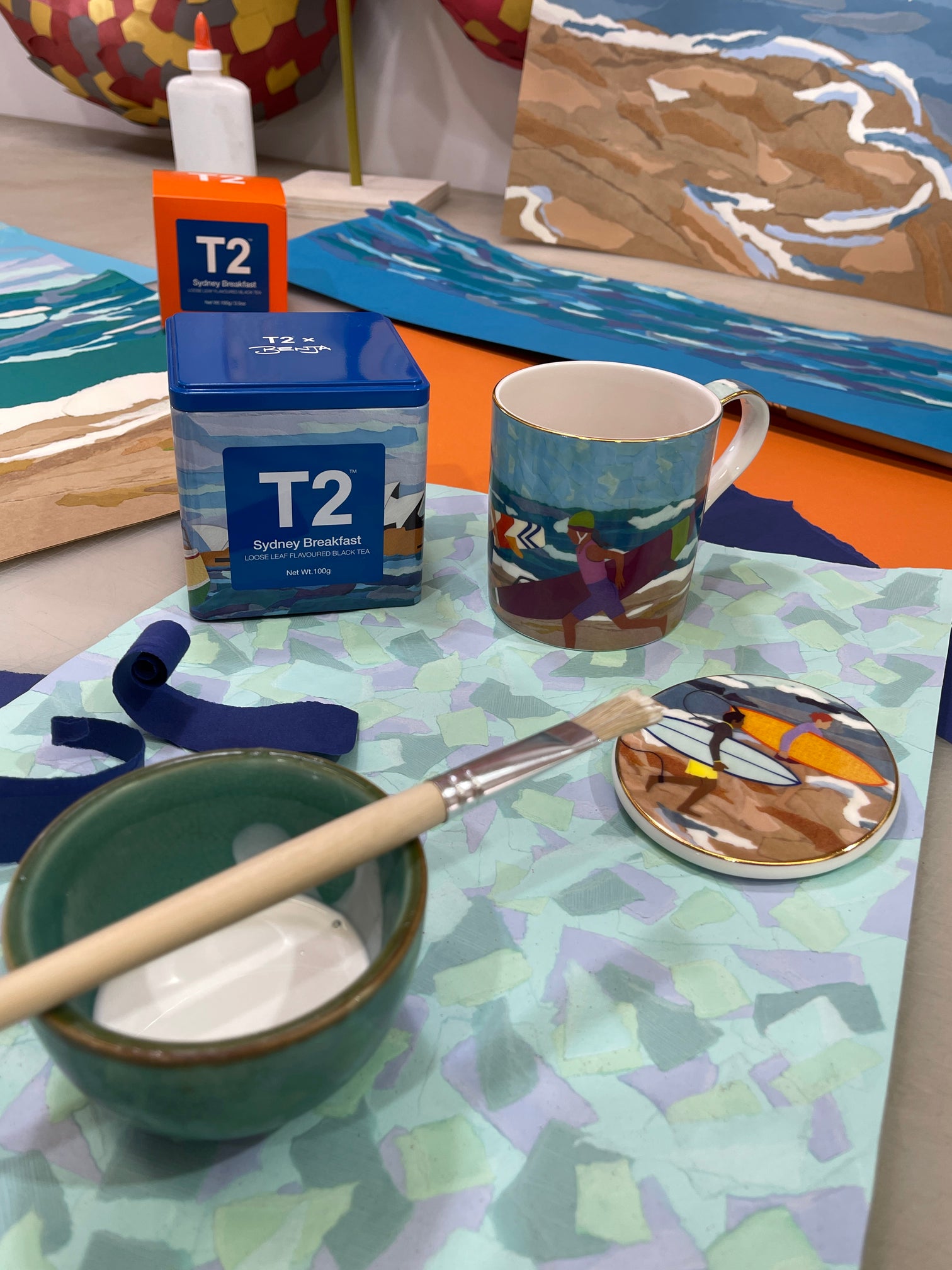 Sydney Breakfast x Benja Harney Mug with Infuser | T2 Tea AU
