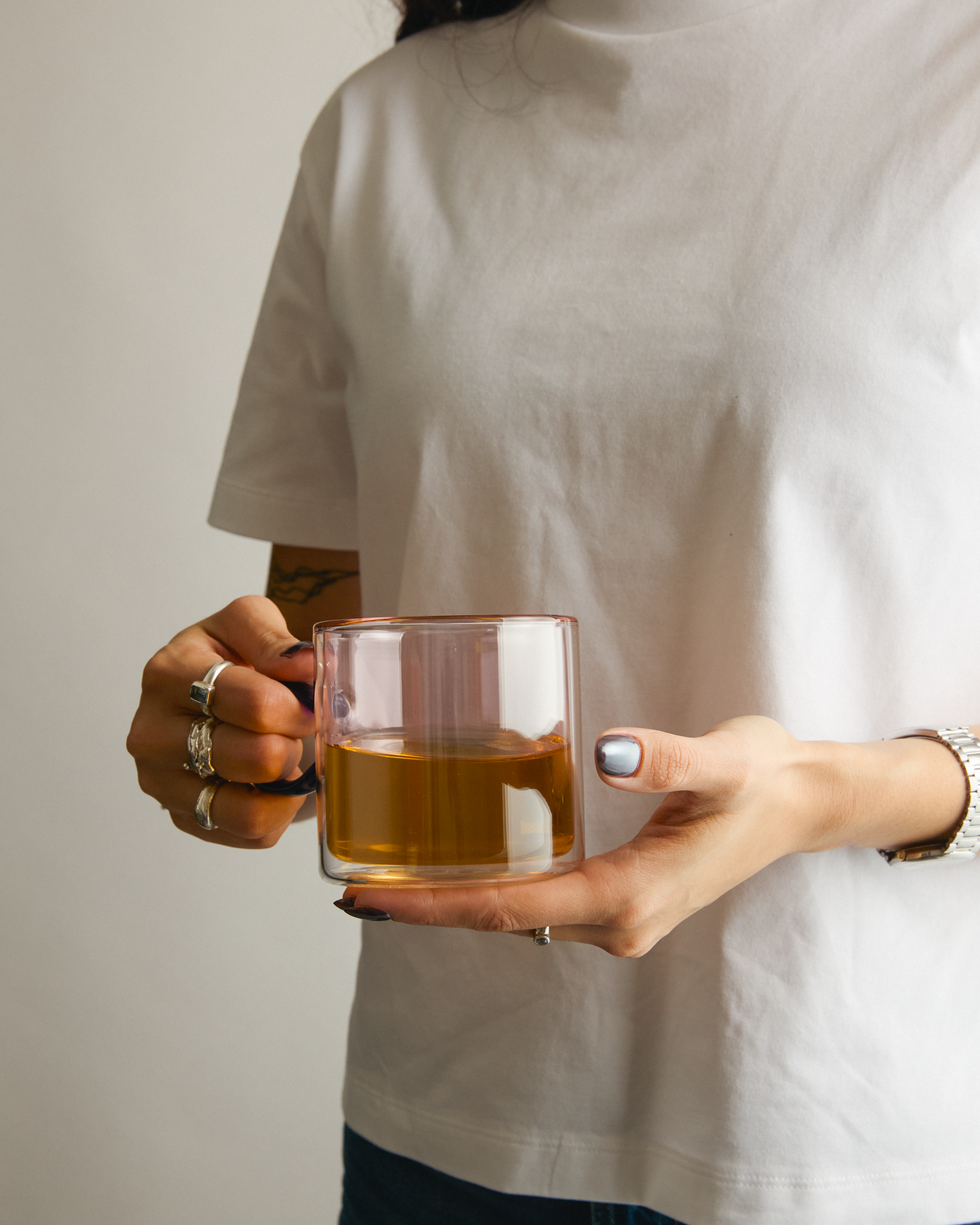 Sorbet Pink/Blue Tea Mug