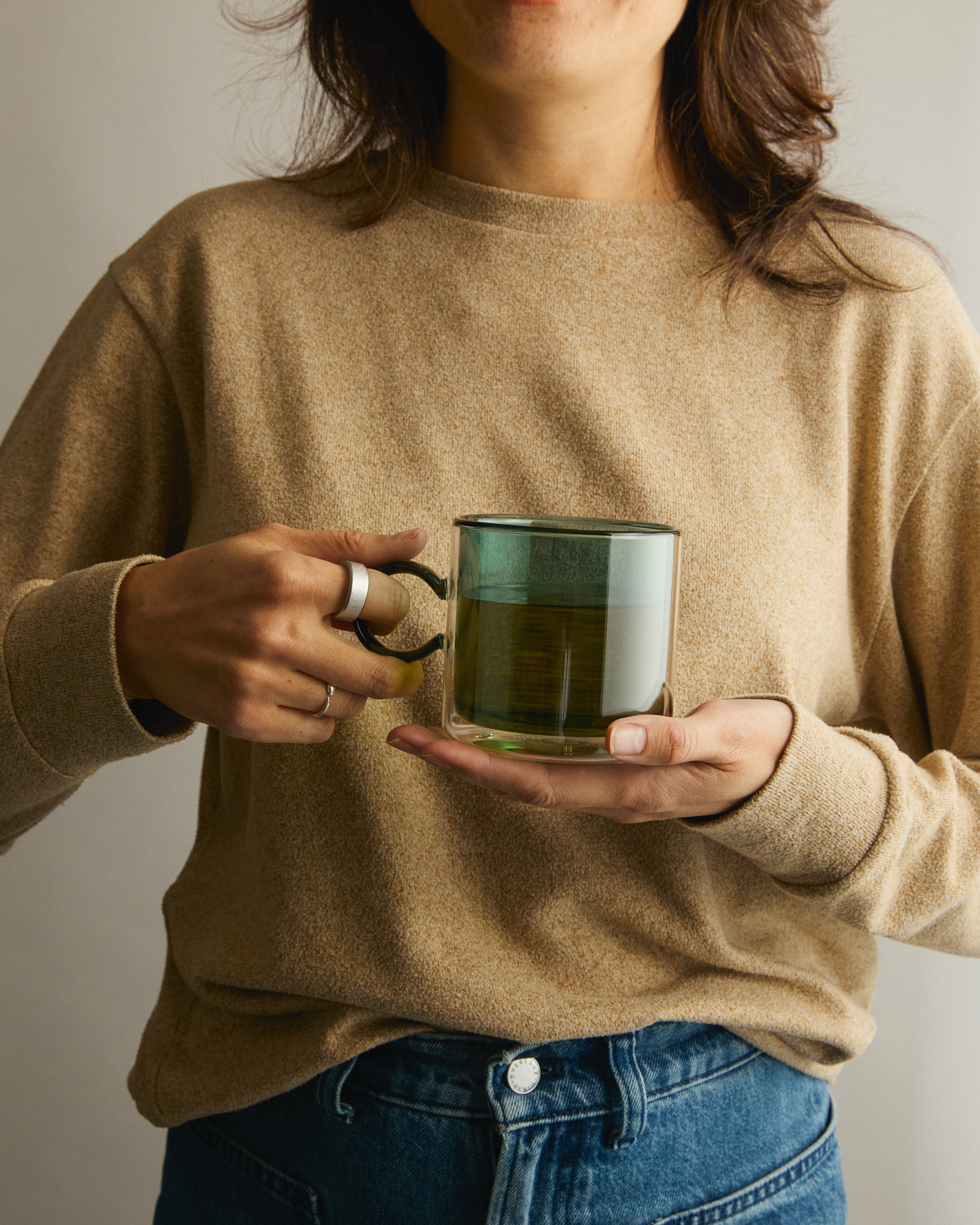 Sorbet Deep Green/Smoke Tea Mug