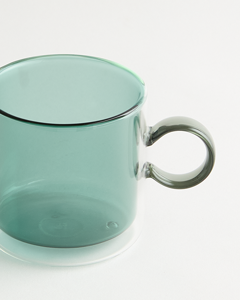 Sorbet Deep Green/Smoke Tea Mug