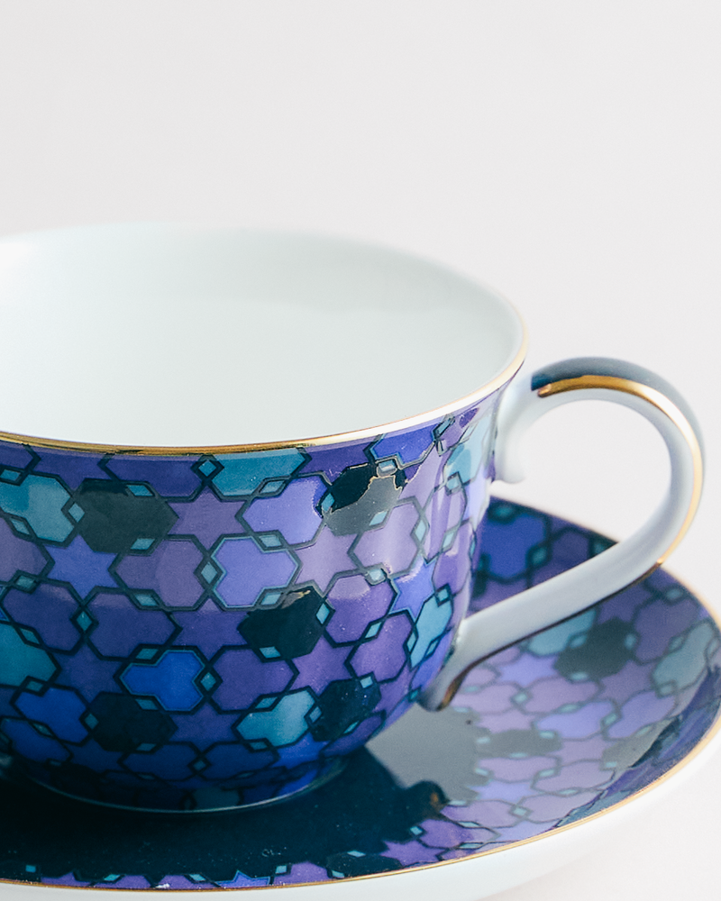 Nomad Nights Blue Cup & Saucer