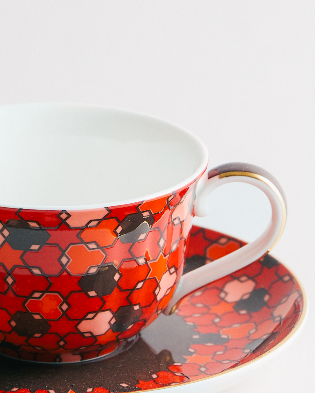 Nomad Nights Red Cup & Saucer