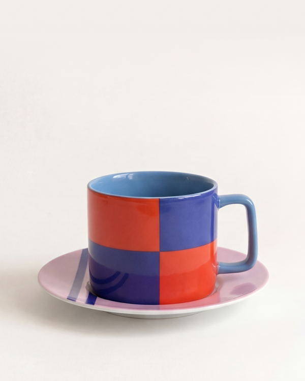 Moditerranean Cup & Saucer Sunrise Blue