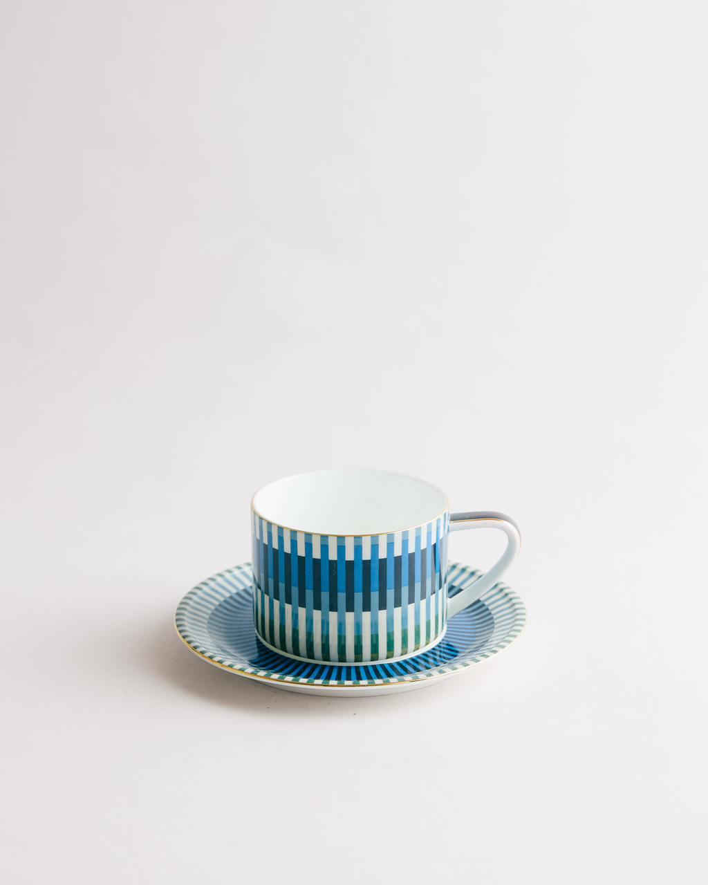Loom Small Blue Cup & Saucer