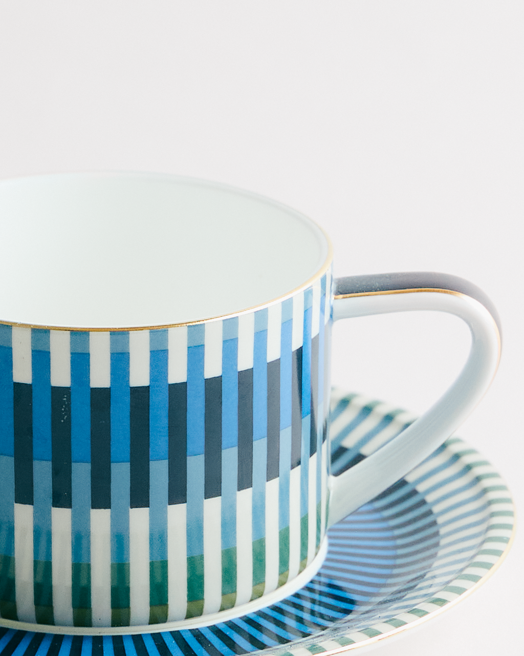 Loom Small Blue Cup & Saucer