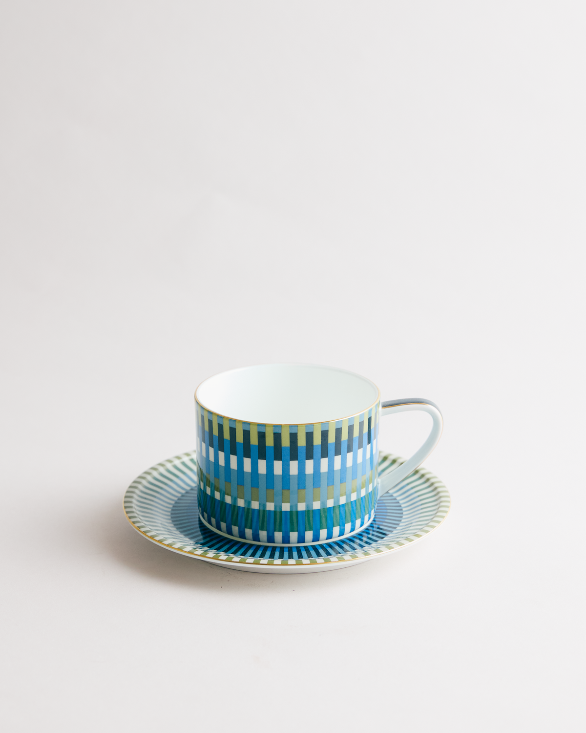 Loom Large Blue Cup & Saucer