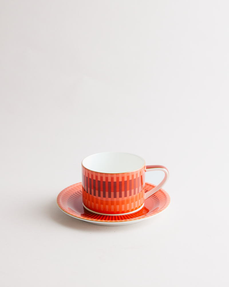 Loom Small Peachy Cup & Saucer