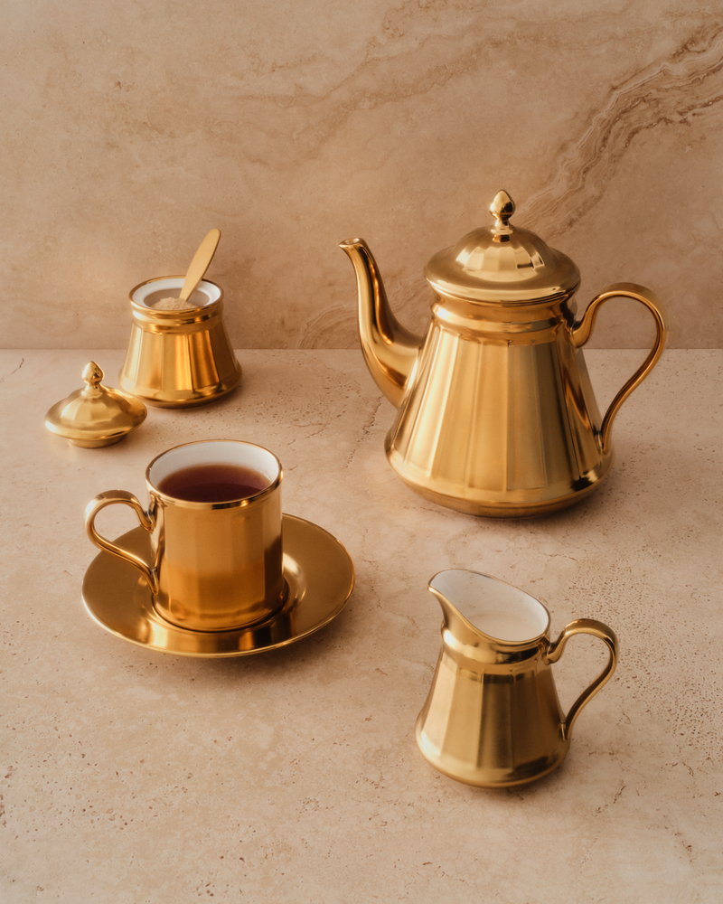 Moroccan Muse Milk Jug Gold