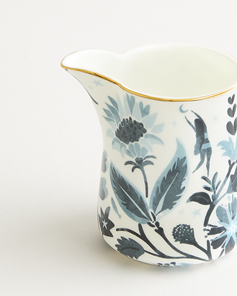 Stardust Bloom Blue Milk Jug