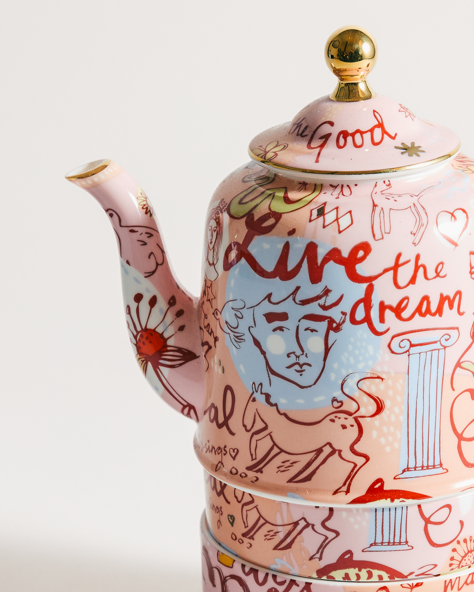 Well Well Well Burgundy Tea For Two