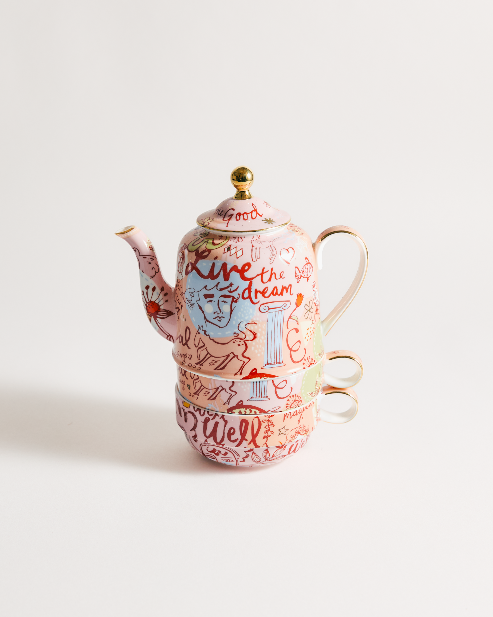 Well Well Well Burgundy Tea For Two