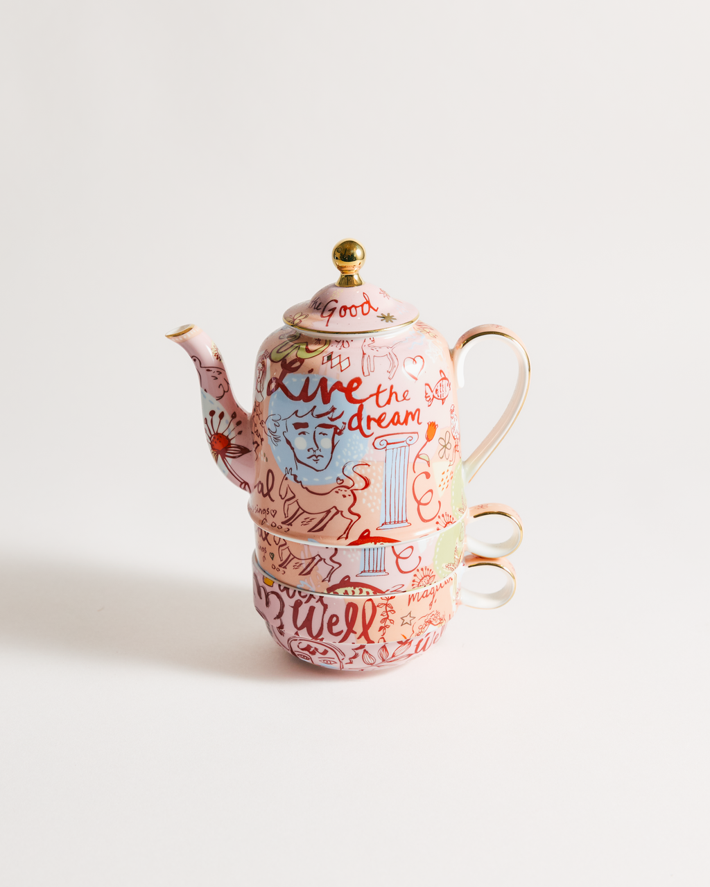 Well Well Well Burgundy Tea For Two