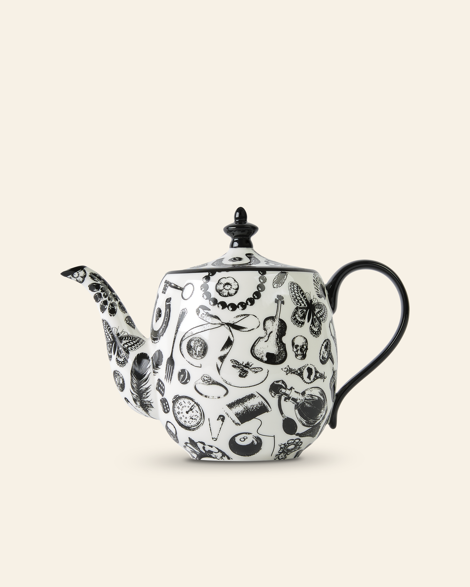 Curios Teapot Black