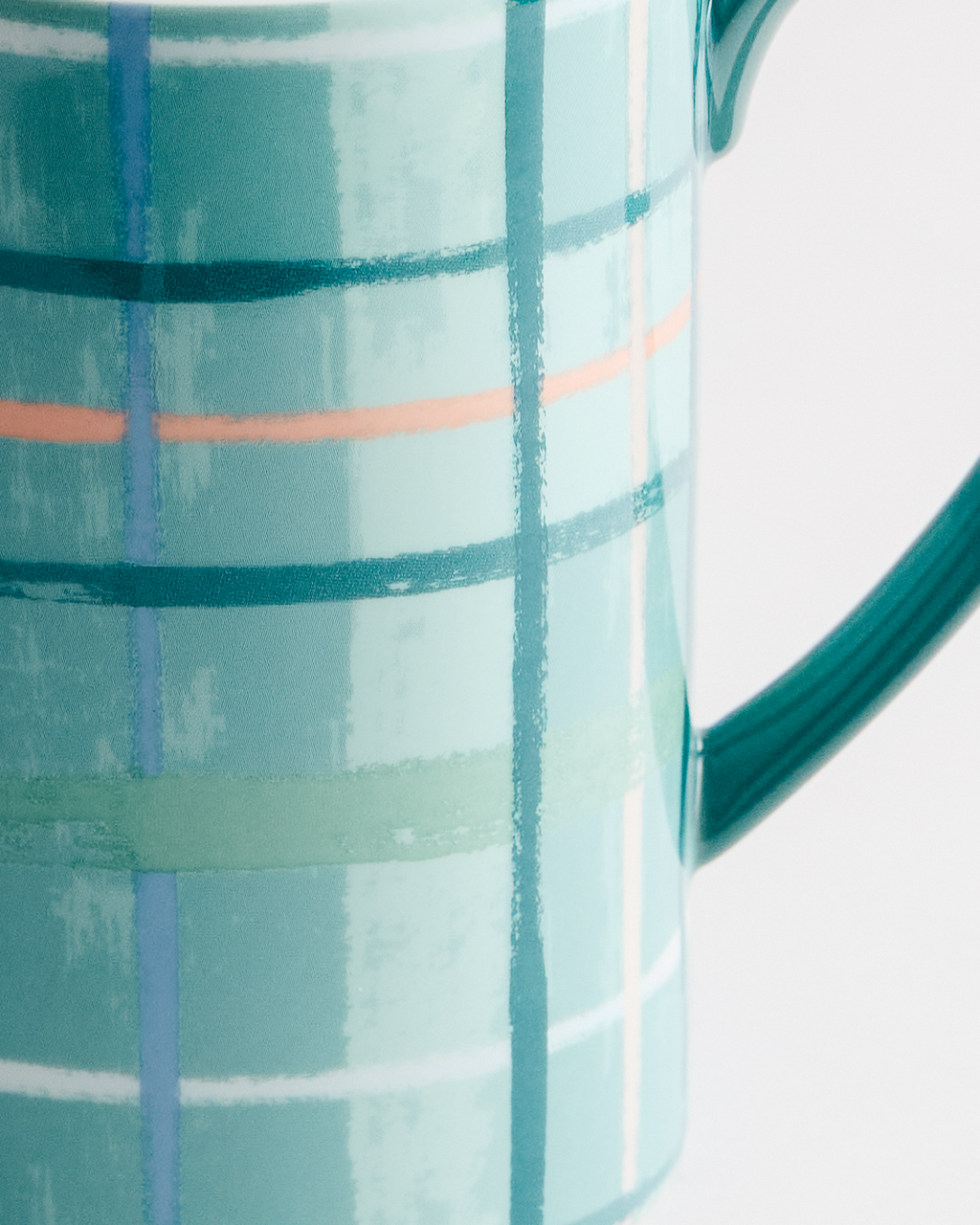 Plaid & Pour Sage Teapot