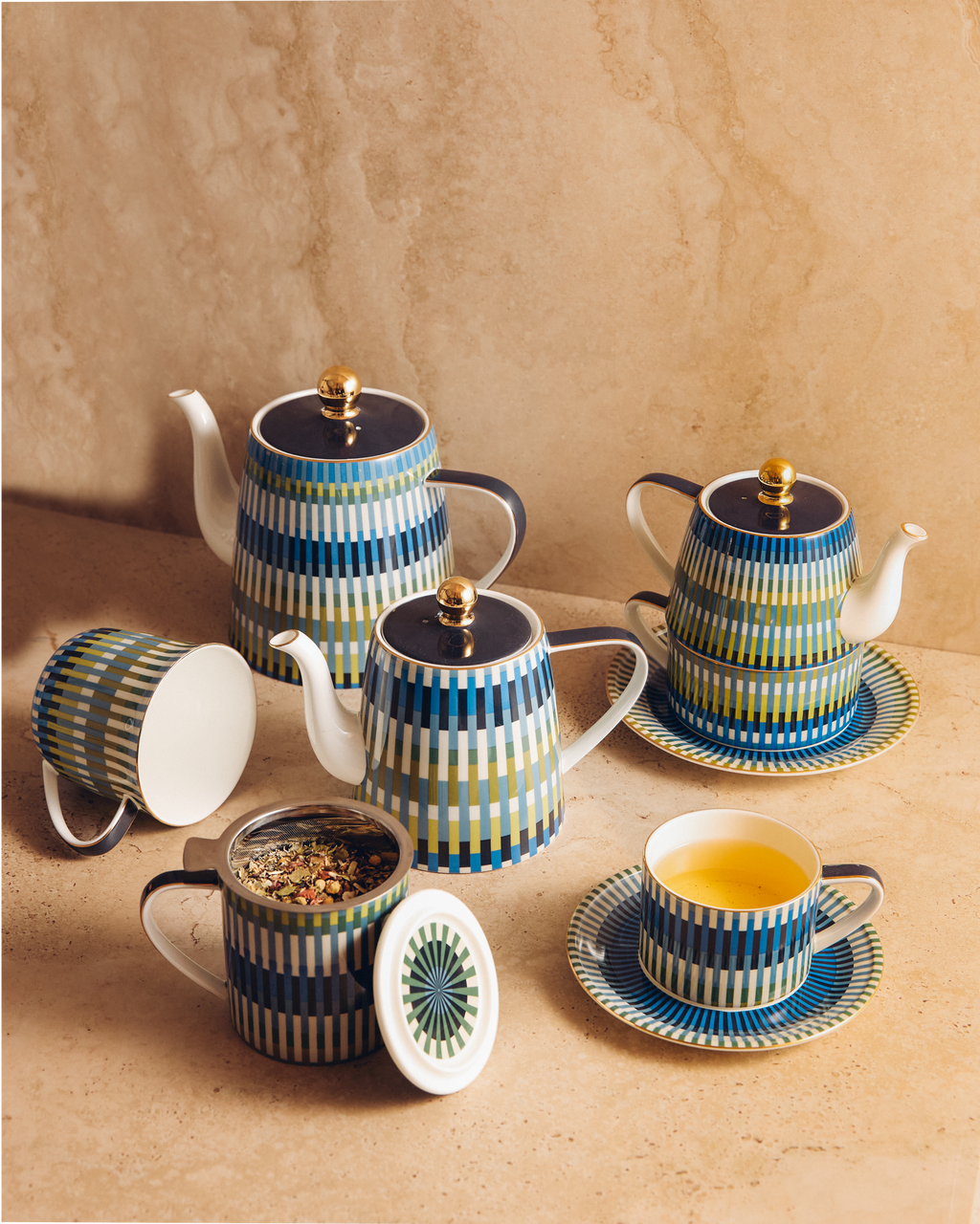 Loom Large Blue Teapot