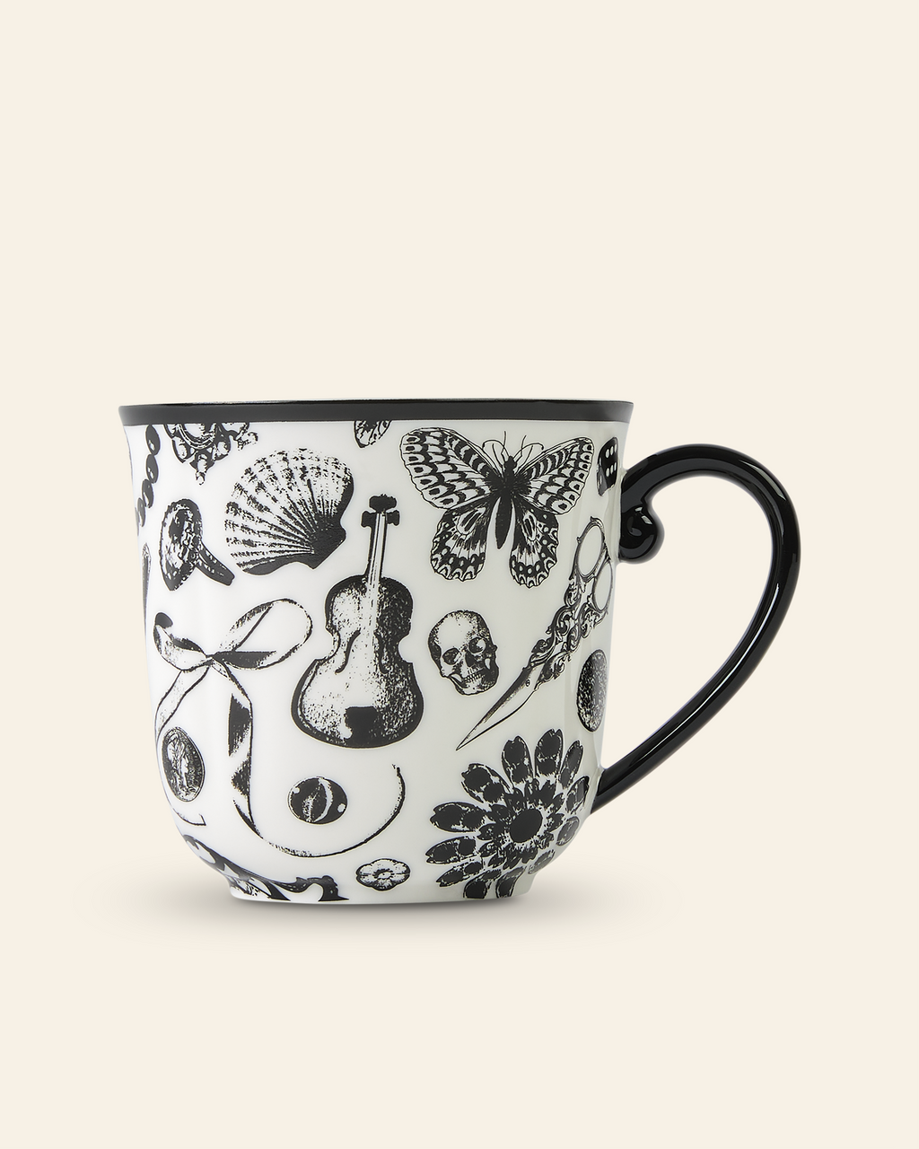 Curios Pretty Mug Black