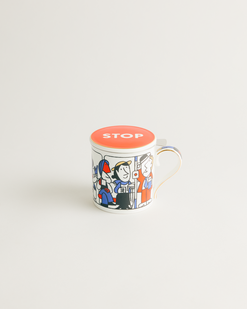 English Breakfast x Jay Cover Mug with Infuser