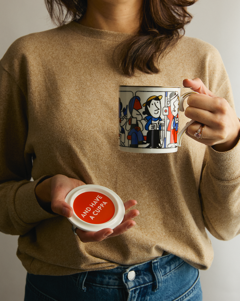 English Breakfast x Jay Cover Mug with Infuser