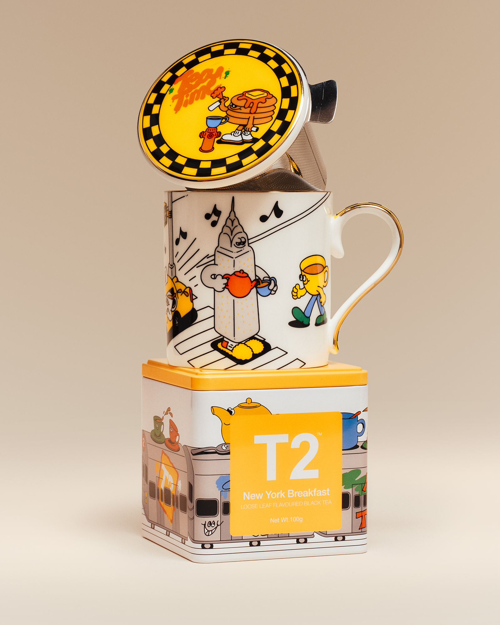 New York Breakfast x Lauren Martin Mug with Infuser