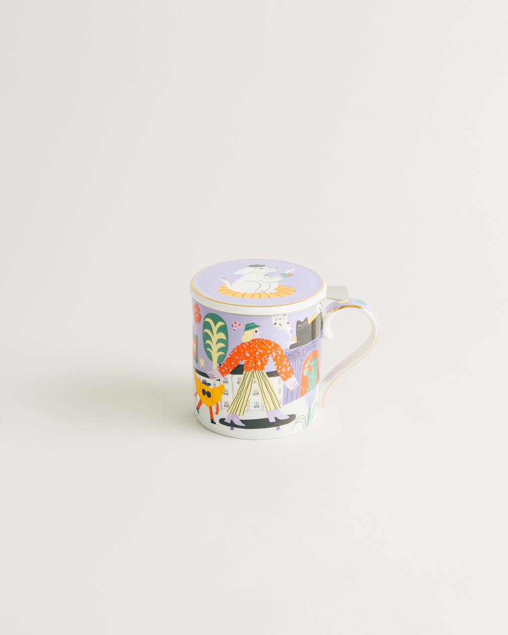 French Earl Grey Breakfast x Dans Les Dents Mug with Infuser