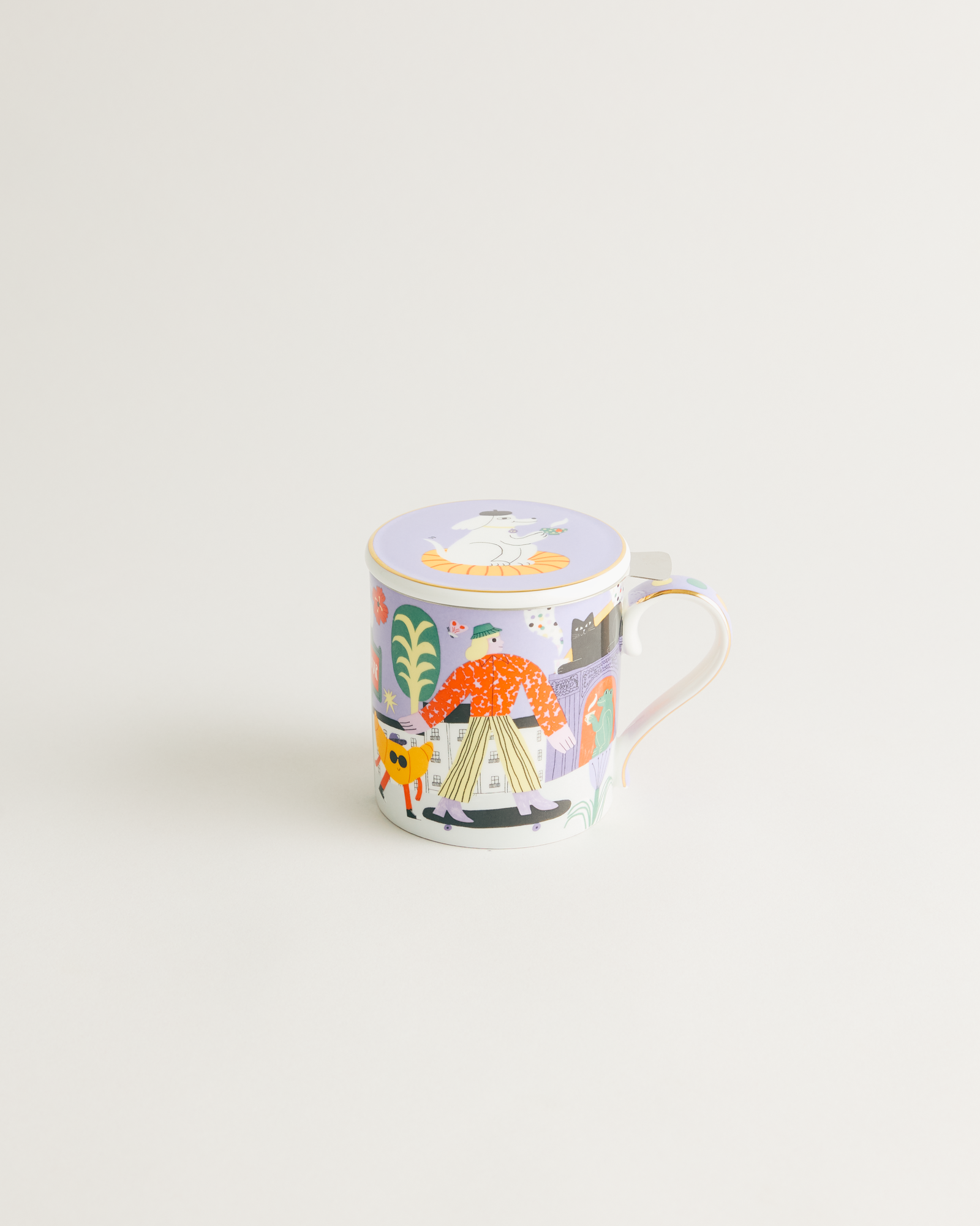 French Earl Grey Breakfast x Dans Les Dents Mug with Infuser