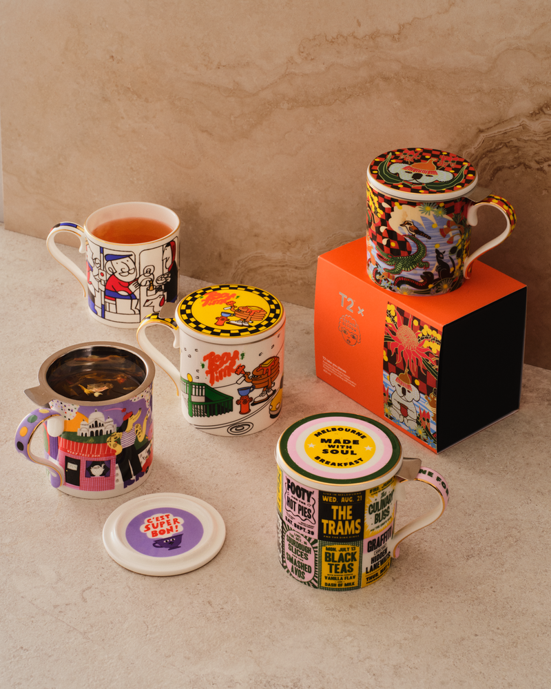 French Earl Grey Breakfast x Dans Les Dents Mug with Infuser